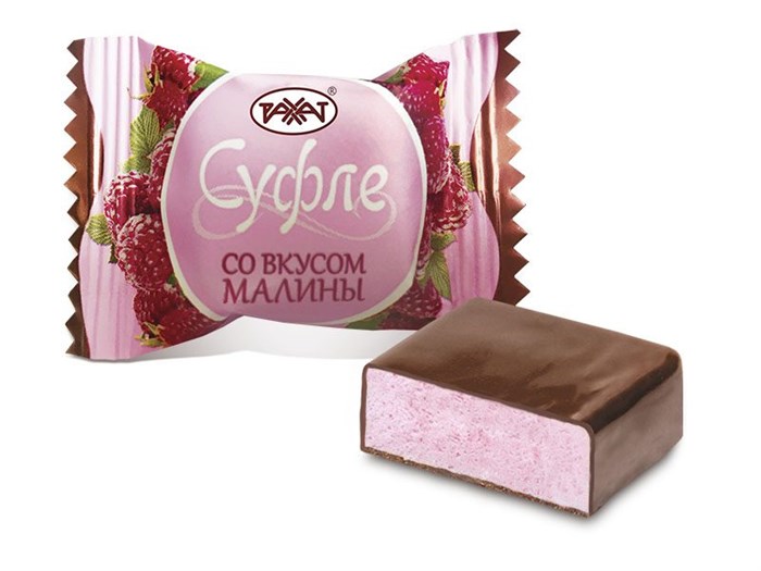 Рахат Конфеты Суфле со вкусом малины 1790