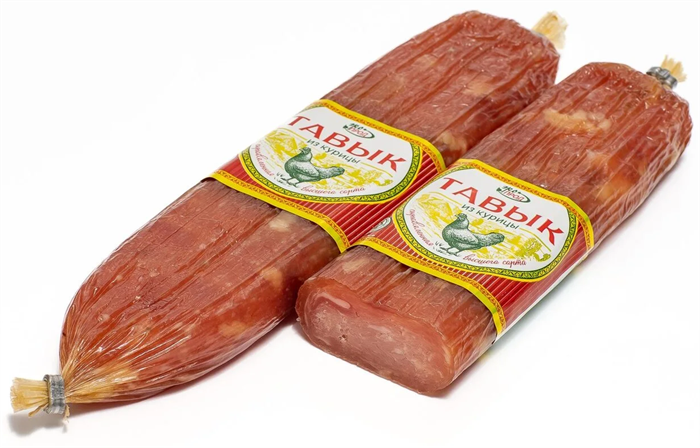 Сыровяленая колбаса "Тавык из курицы" ЭкоПрод 2344